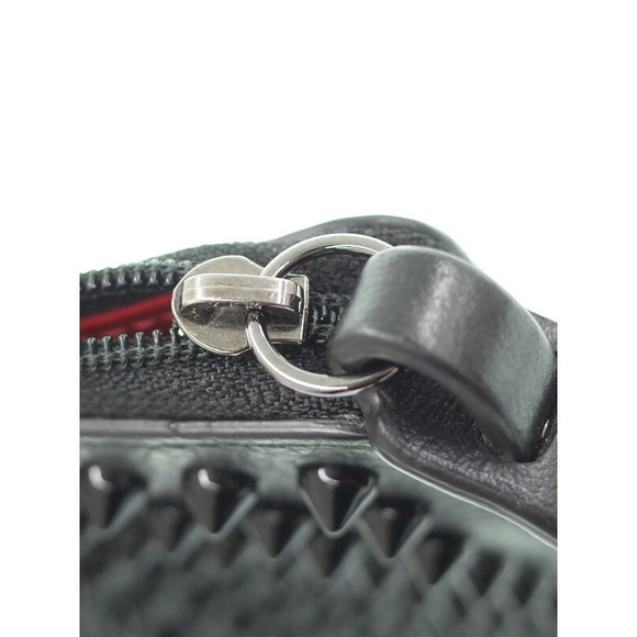 Christian Louboutin Loubilab spiked leather crossbody bag black - Picture 9 of 9